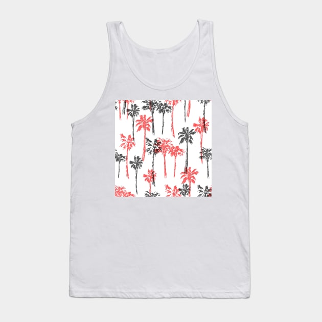 red black palm trees design Tank Top by Artistic_st